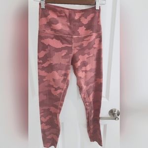 Lululemon Align 25, Size 6, Pink Camo, Excellent condition.